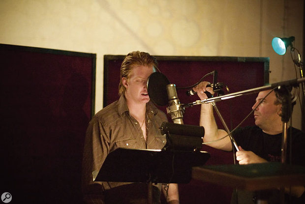 For 'pristine' vocals, a Brauner VM1 was often the mic of choice; elsewhere, a Shure SM57 was sometimes used. For 'pristine' vocals, a Brauner VM1 was often the mic of choice; elsewhere, a Shure SM57 was sometimes used.