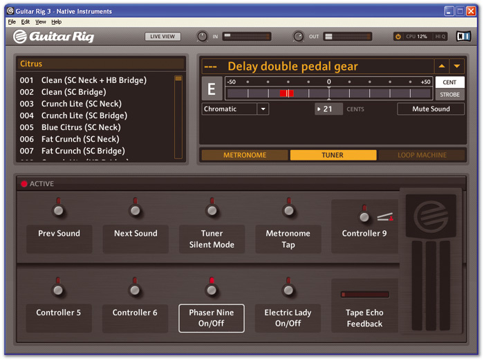 Как сделать звук металлики в guitar rig 5