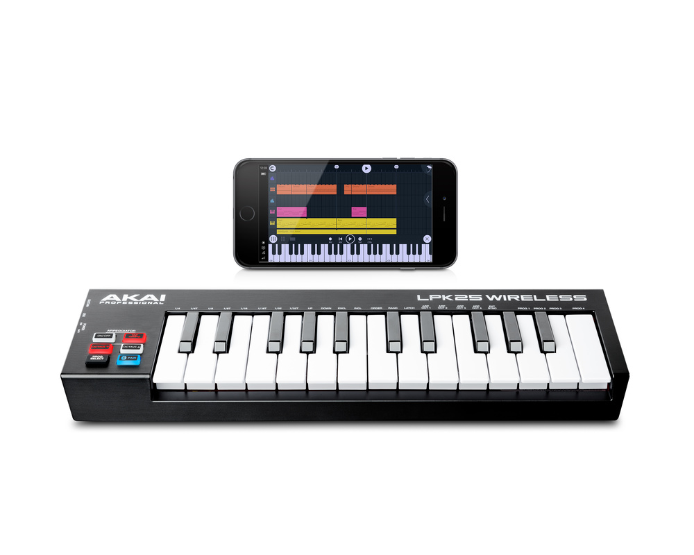 Akai unleash wireless Bluetooth MIDI controllers