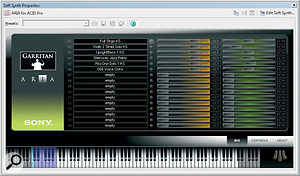 Garritan's ARIA for Acid Pro is also supplied.