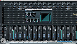 Assigning each of your GAO kit pieces to a Cubase mixer channel gives you a huge degree of control. Assigning each of your GAO kit pieces to a Cubase mixer channel gives you a huge degree of control.