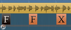 In this example, I used an audio guide track to help me position the chord changes. In this example, I used an audio guide track to help me position the chord changes.