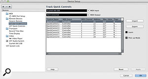 The Track Quick Controls (and very similar VST Quick Controls) panel does a similar job for the two Quick Control systems.