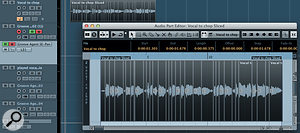 Having created slices from your hitpoints, you can select them in the Audio Part Editor and then drag and drop to Groove Agent. Having created slices from your hitpoints, you can select them in the Audio Part Editor and then drag and drop to Groove Agent.