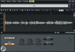 In Groove Agent SE4, the Slice window includes a tiny ‘Drag MIDI Phrase To Host Sequencer’ button (bottom right). Grove Agent ONE has a similar function. In Groove Agent SE4, the Slice window includes a tiny ‘Drag MIDI Phrase To Host Sequencer’ button (bottom right). Grove Agent ONE has a similar function.
