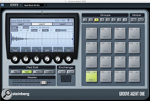 Groove Agent ONE's main display. Groove Agent ONE's main display.