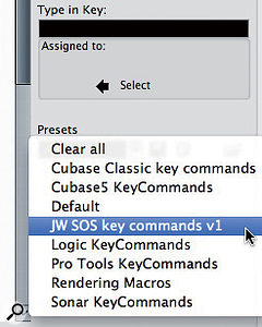 Key commands can be saved as presets to accommodate different needs or facilitate [moving between systems. Key commands can be saved as presets to accommodate different needs or facilitate [moving between systems.
