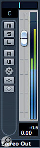 Who needs to see red, unless they're approaching clipping? By changing the colours and calibrating Cubase's meters as shown in the previous screen, I'm easily able to see when a signal reaches ‑18dBFS, as well as when it clips.