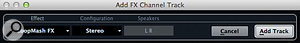 If you want something a little subtler, then use LoopMash FX and a send effect rather than an insert. If you want something a little subtler, then use LoopMash FX and a send effect rather than an insert.