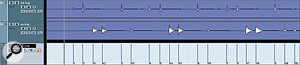 After repeating the Hitpoint generation on my duplicate snare part, I now have markers corresponding to every kick and snare hit.