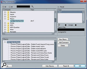 PLE presets can be chained together into a macro, so that one key command can execute several at once. PLE presets can be chained together into a macro, so that one key command can execute several at once.