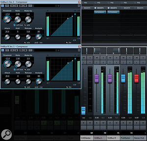 Used carefully, dual‑mono bus‑compression can help you achieve a livelier stereo picture — but push it too far using this technique and the stereo image can become unstable.