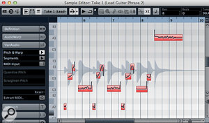 This second short solo phrase is fine but needs a little ear candy.