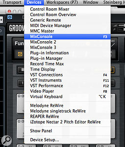 By exploiting the three alternative MixConsole views, you can easily create Workspaces that allow you to switch between different channel-width settings for different mixing tasks. By exploiting the three alternative MixConsole views, you can easily create Workspaces that allow you to switch between different channel-width settings for different mixing tasks.
