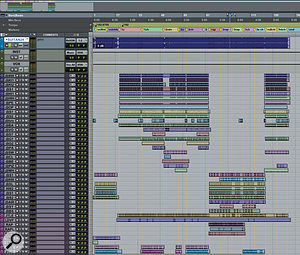 Compared with the sessions for 'Mirrors', the stem session from which 'Suit & Tie' was mixed is relatively simple.