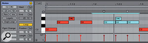 Note editing has been improved, with more options in the Note Box, and new MIDI stretch markers.