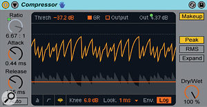 The new-look Compressor and Gate, with much improved visual feedback.