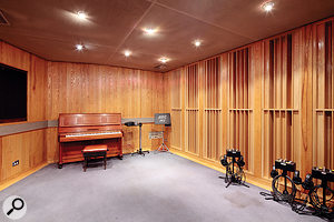 Studio Five's compact but versatile live area. Studio Five's compact but versatile live area.