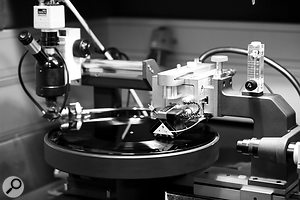The Neumann VMS80 cutting lathe: keep the fire extinguisher handy... The Neumann VMS80 cutting lathe: keep the fire extinguisher handy...