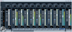 Setting each LoopMash track to output to a separate mixer channel allows level and pan to be controlled in more detail, with the overall output level handled via a Group channel. Setting each LoopMash track to output to a separate mixer channel allows level and pan to be controlled in more detail, with the overall output level handled via a Group channel.