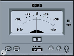 Guitarists will find the onboard tuner handy when recording directly into the D3200. Guitarists will find the onboard tuner handy when recording directly into the D3200.