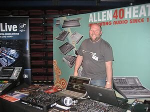 Allen & Heath show off i-Live mixing desk and X-Zone digital products