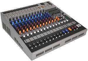 <strong>Peavey XR 1212: </strong>12-channel XR 1212 rackmountable powered mixer from Peavey.