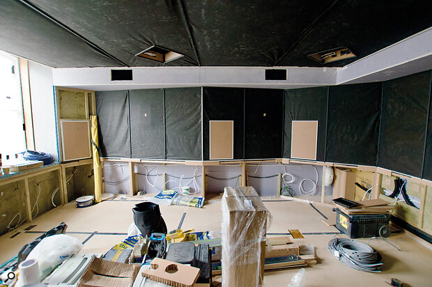 Studio 4 at RAK during the building phase.