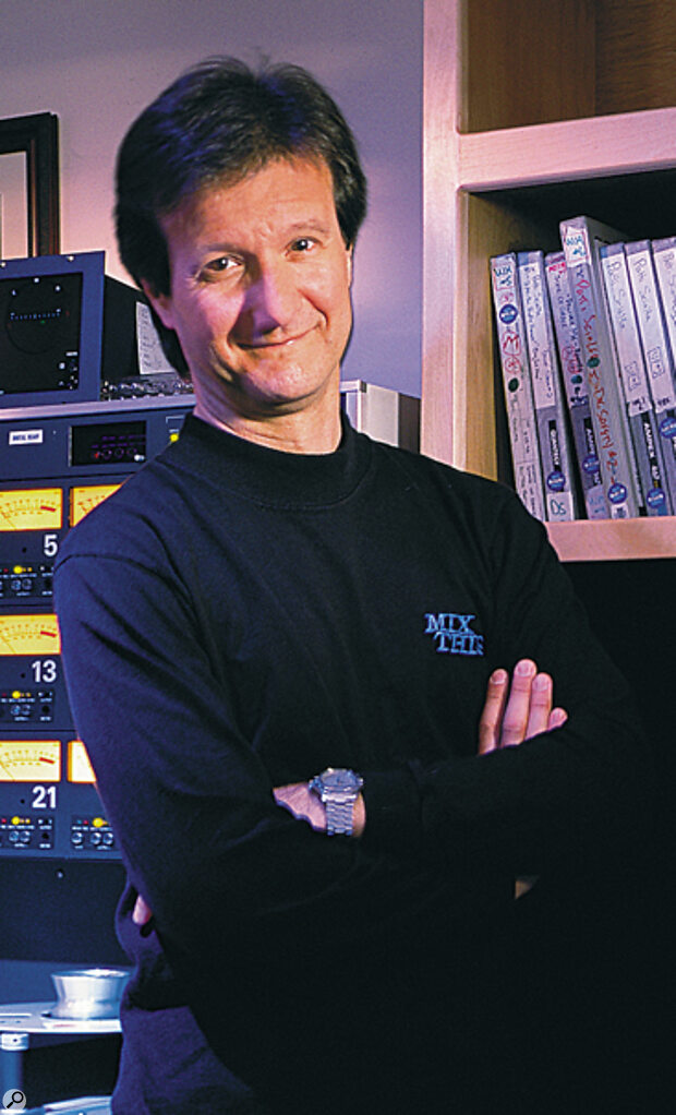 Mix engineer Bob Clearmountain has made a successful career out of mixing finished recordings, and now only rarely gets involved in conventional engineering or production projects.