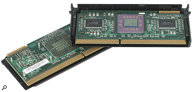 The performance of different processor designs, such as Intel's Celeron (left) and AMD's K6 (below) cannot be directly inferred from their clock speeds.