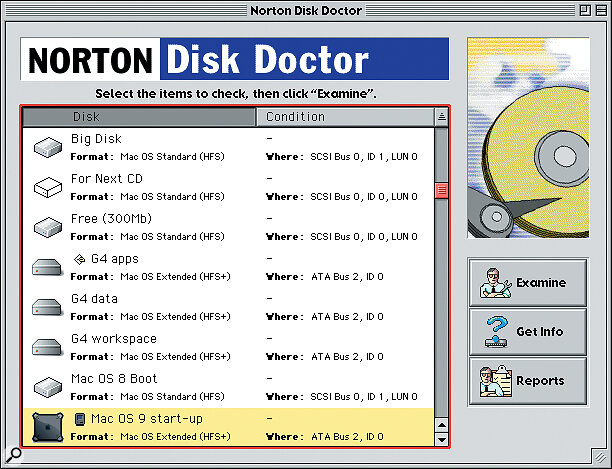 Always make sure your system is in good health before updating. Norton Disk Doctor (pictured) and Alsoft DiskWarrior are recommended.