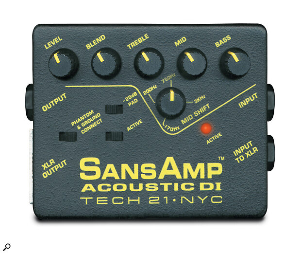 【定番得価】SANSAMP サンズアンプ ACOUSTIC DI TECH 21 NYC ギター