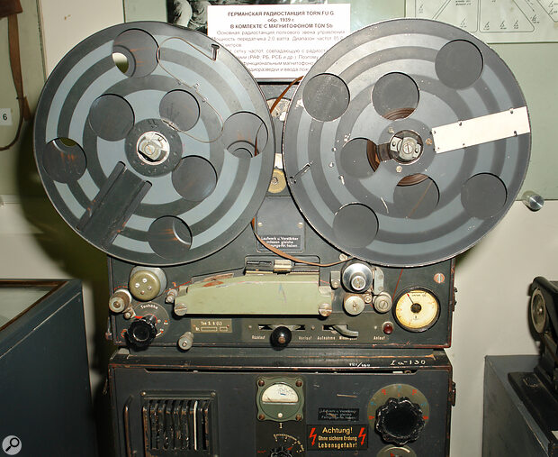 As well as inspiring the tape recording revolution in the USA, AEG Magnetophon recorders also ended up behind the Iron Curtain, like this one from a Russian military museum.