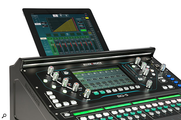 Like most modern digital mixers, the SQ series can be controlled from an app — either locally, as a way of gaining an extra touchscreen, or remotely over WiFi. In the latter case, there are two apps available, for both Android and iOS. The SQ‑MixPad offers full control, while SQ4You is designed to allow personal monitor mixing.