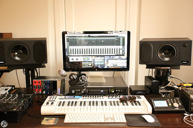 One of Ariel’s two Pro Tools systems is based around UA Apollo audio interfaces with their Powered Plug-in technology, allowing him to experiment with plug-in effects at tracking.