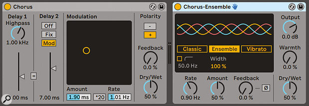 The old chorus and the new Chorus‑Ensemble.