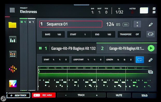 The redesigned Main view now gives you a focused view of the clip or track you’re working on.