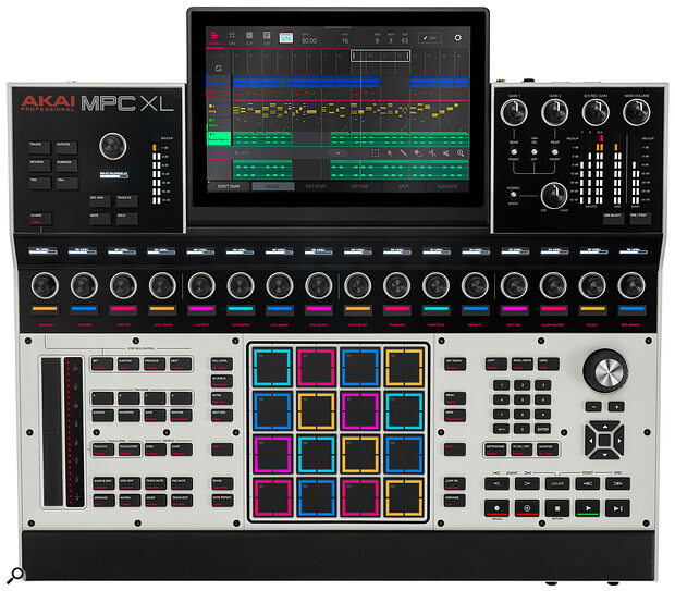 The MPC XL measures a desk‑dominating 543 × 488 × 94mm and weighs in at a healthy 7.2kg.