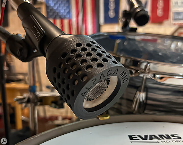 The Alpaca 57 is designed to fit on Shure’s classic SM57.