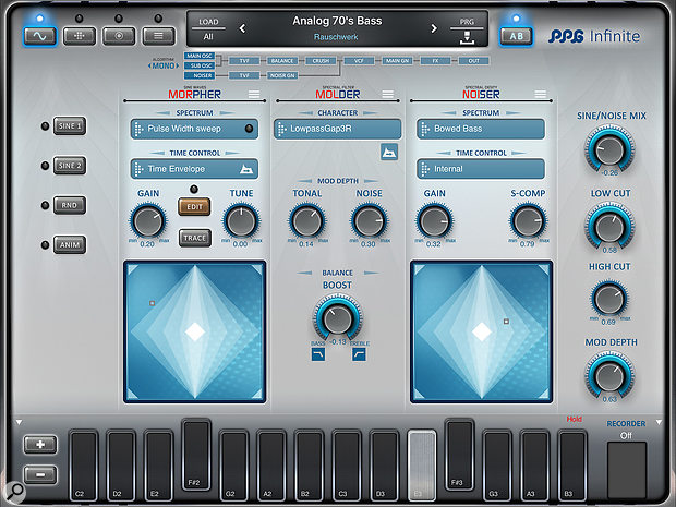 If programming deep synth engines is your thing, PPG Infinite will be just your kind of app.