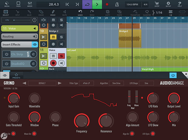 Grind Distortion: all flavours of fuzz in a  single iOS app. 