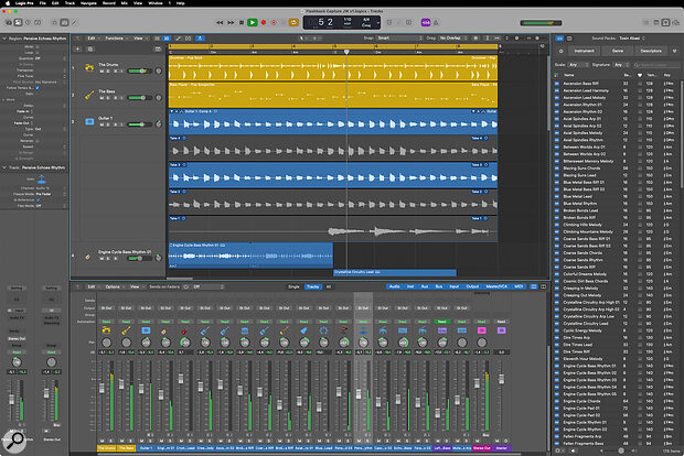 While Flashback Capture for retrospective audio recording, long faders in the Mixer, an improved Stem Splitter and new sound packs are the highlights, the Logic Pro 11.2 update brings a long list of new and improved features.