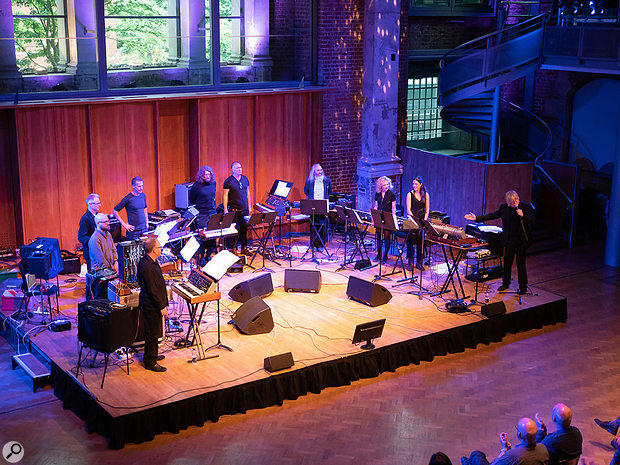 Will Gregory Moog Ensemble at LSO St Luke’s in London, May 2018.