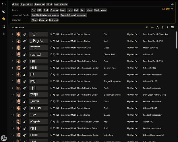 Tonalic features a very flexible browser/search environment to explore its impressive collection of performance content.