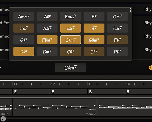 Chords can be added to the Tonalic timeline in a number of ways, including via the built‑in Chord Panel.