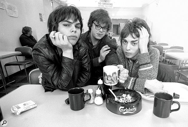 Supergrass. Left to right: Gaz Coombes, Mick Quinn and Danny Goffey.