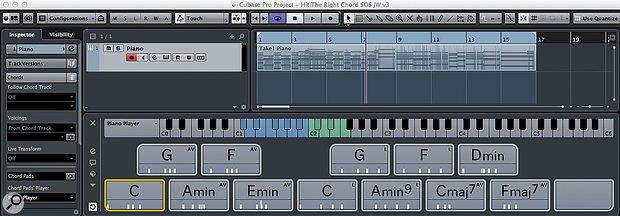 With the Chord Pads configured, it’s time to write a  song.