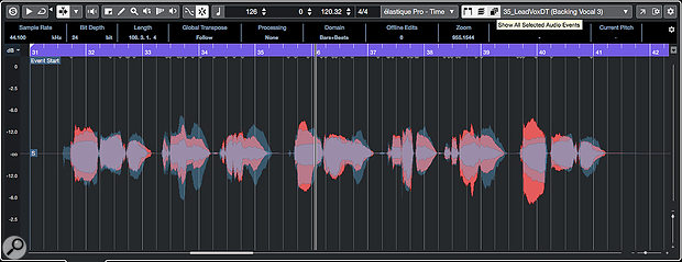 You can now overlay multiple audio waveforms within the Sample Editor.