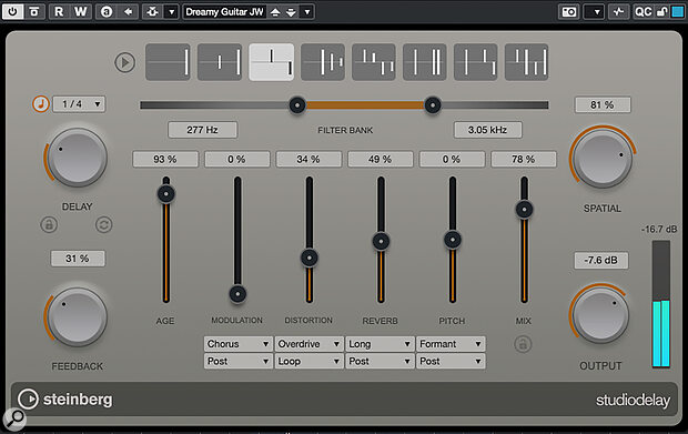 It’s definitely a delay, but Studio Delay does delay in a very characterful fashion.