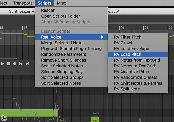 Synth V includes its own scripting options and there are some interesting user‑developed scripts available online.